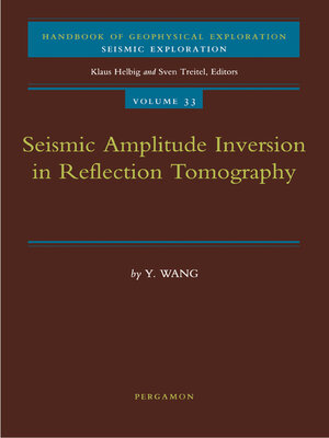 cover image of Handbook of Geophysical Exploration: Seismic Exploration, Volume 33